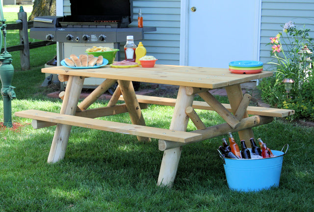 6'Rustic Picnic table