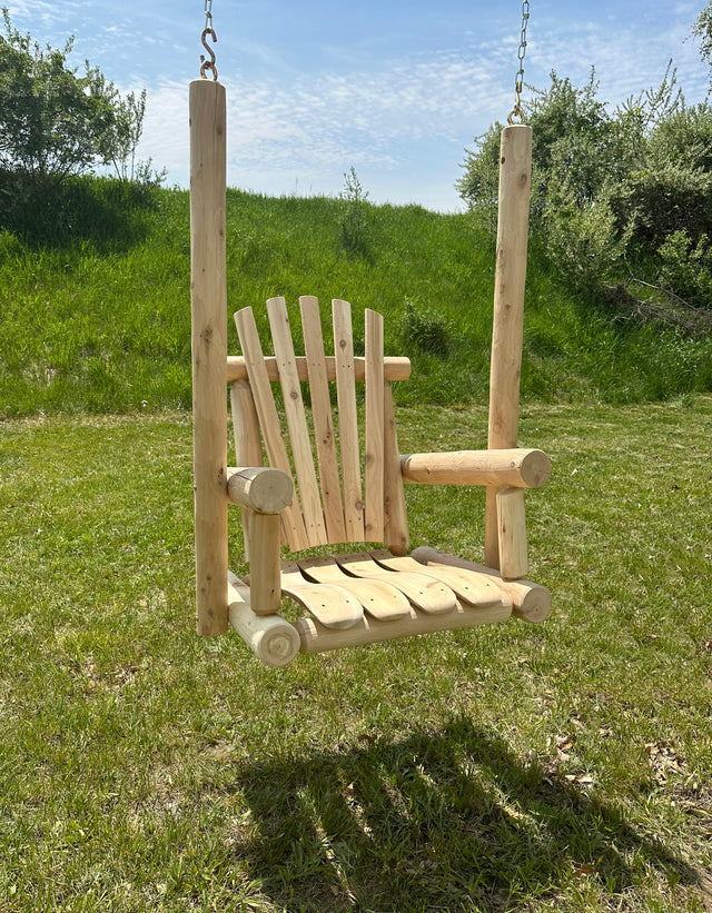 single chair porch swing