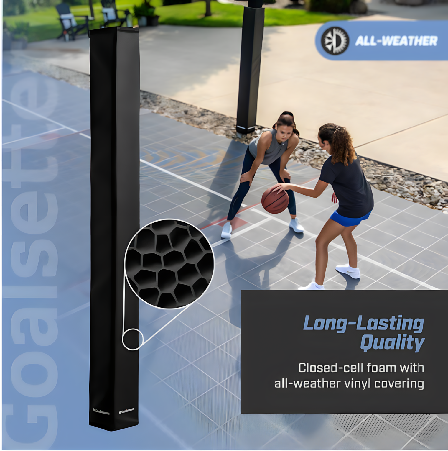 Goalsetter 72" Notched Basketball Pole Pad