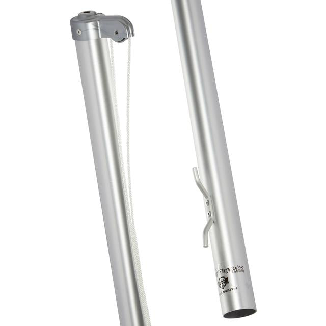 EZ Pole Sectional Flagpole - Made in USA - 5 Year Warranty