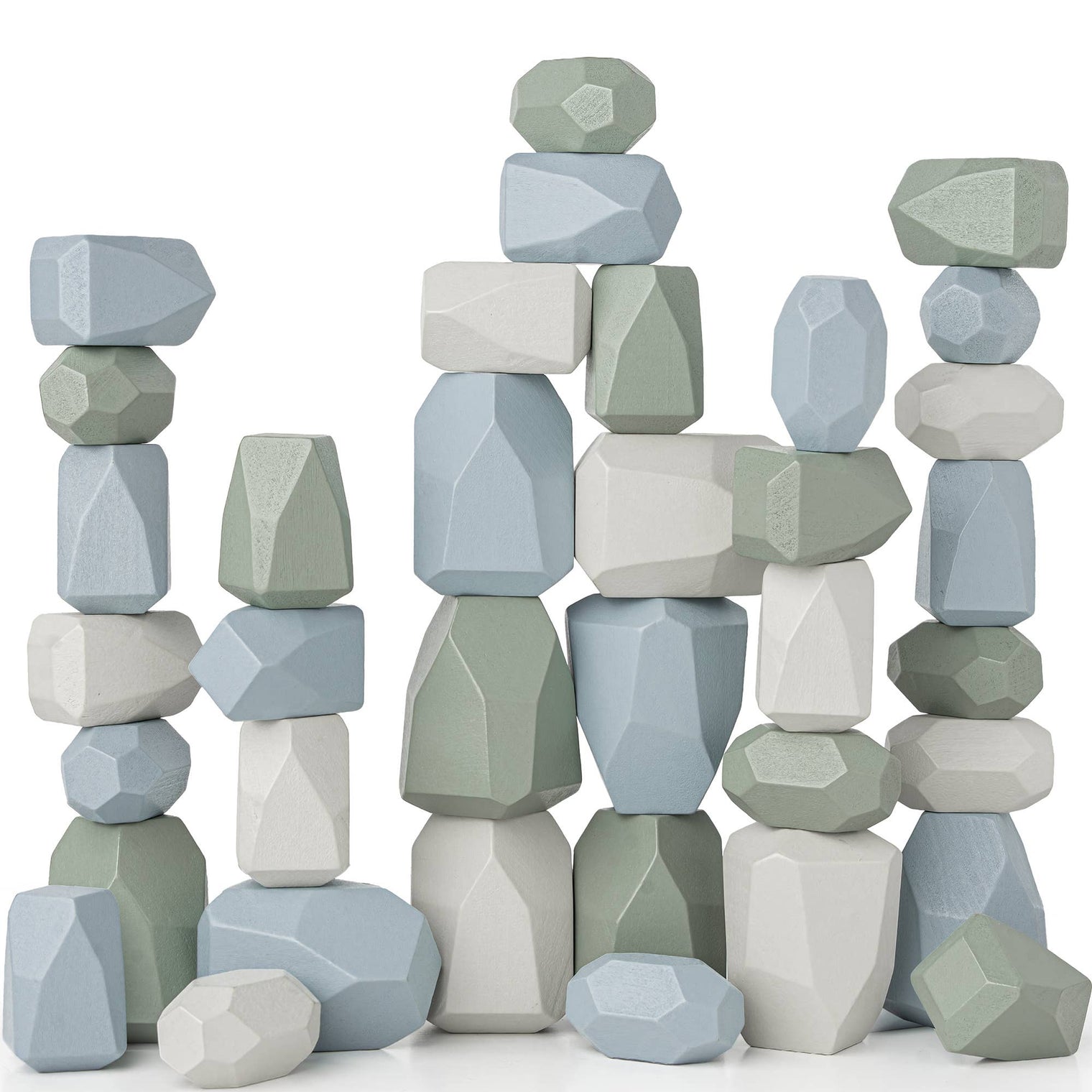 Stacking Blocks for Toddlers by Comfy Cubs: Boy Pack