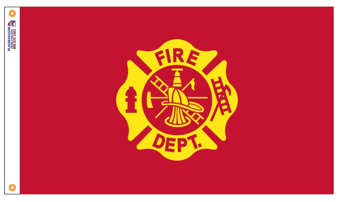 Fire Department Seal Flag β Outdoor | Made in USA