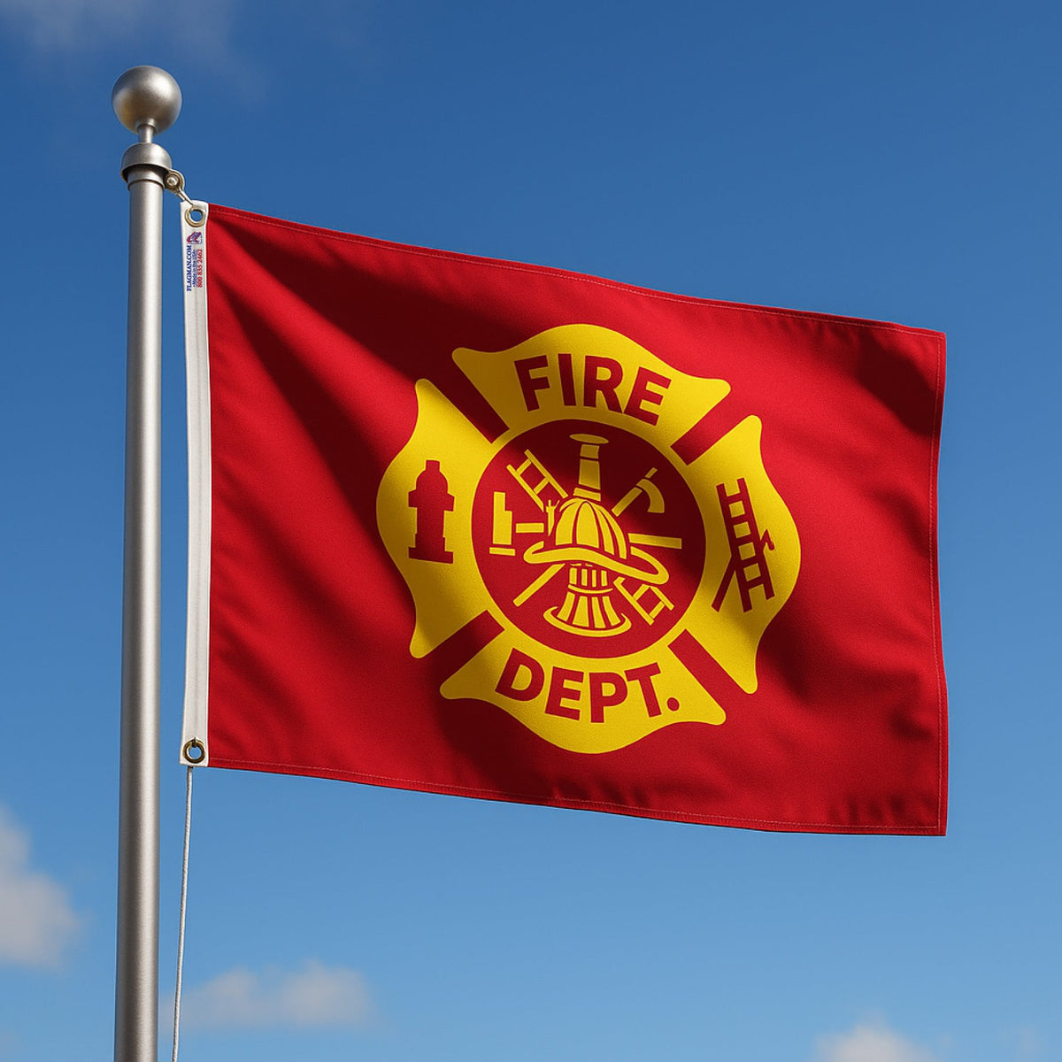 Fire Department Seal Flag β Outdoor | Made in USA