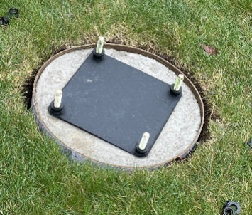 Backyard Fun zone anchor install