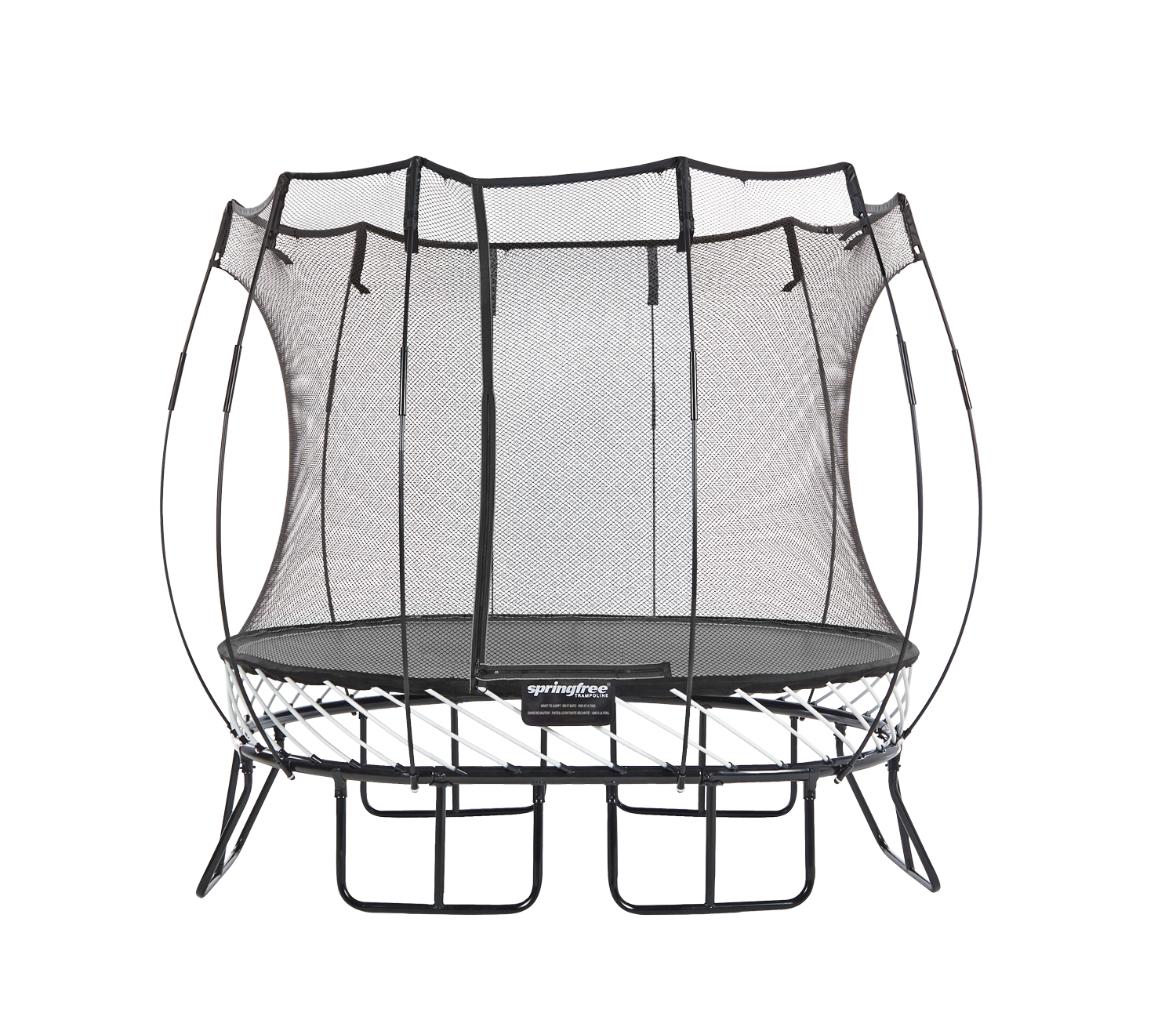 Compact oval Trampoline