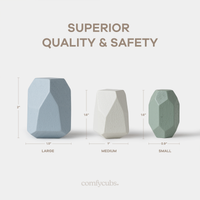 Stacking Blocks for Toddlers by Comfy Cubs: Boy Pack