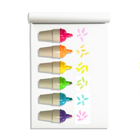 Sweet Scoops: Neon Highlighters - Strawberry Scent (Set of 6)
