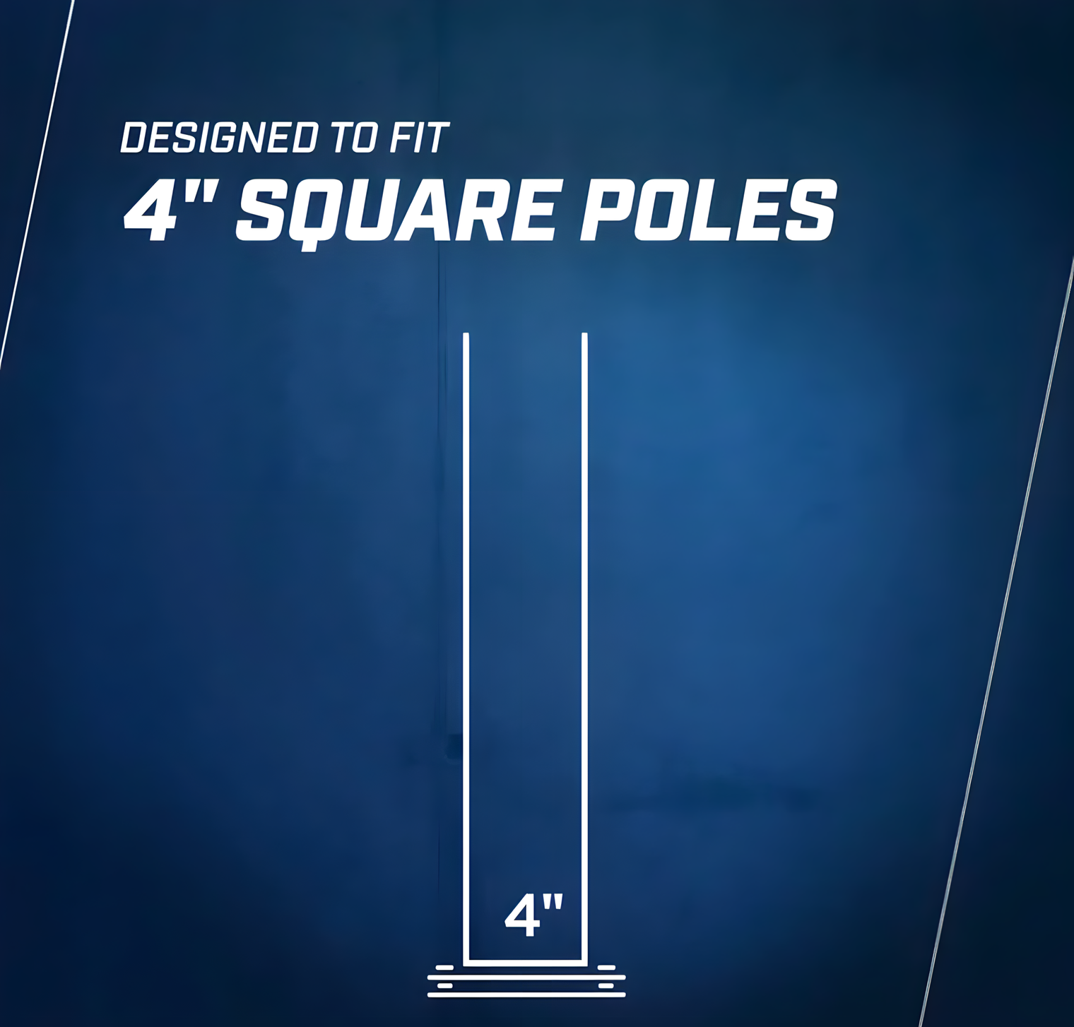 4" Wrap around Pole Pad