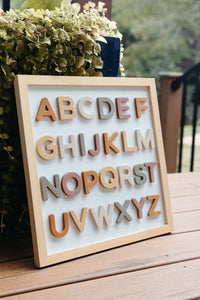Silicone Alphabet Magnets 26 Piece Set