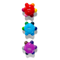 Color Burst Easy Grip Crayons  (Set of 3 / 18 Classic Colors