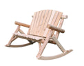Rustic 4' Rocking Love Seat