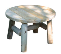 Rustic Round Coffee Table