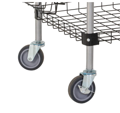 wheeled pickleball cart
