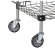 wheeled pickleball cart