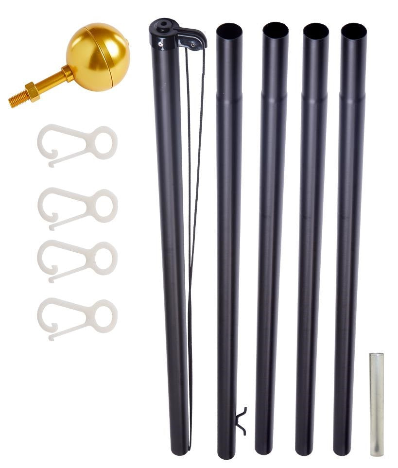 EZ Pole Sectional Flagpole - Made in USA - 5 Year Warranty
