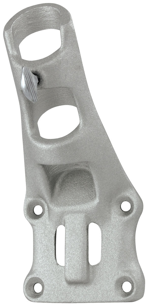 Aluminum 1" Flagpole Bracket - Silver