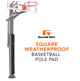 Goalrilla Square Basketball Pole pad