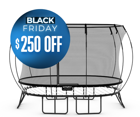 SPRINGFREE 8X11 TRAMPOLINE BLACK FRIDAY DEAL