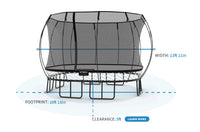 Springfree Trampoline Oval Size