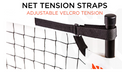 Net Tension Straps pickleball 