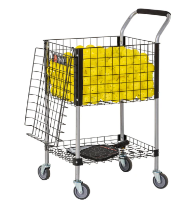 Cart for pickleballs