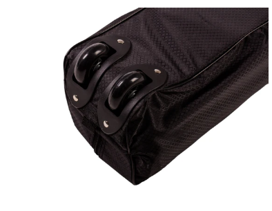 Wheels on bag for pickleball net