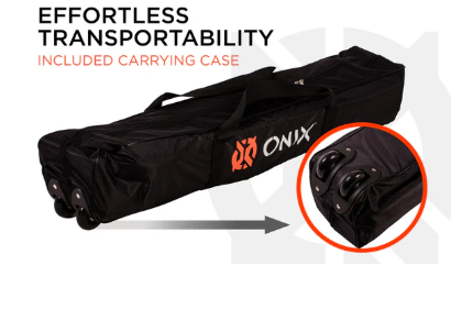Pickleball net bag with wheels