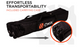 Pickleball net bag with wheels