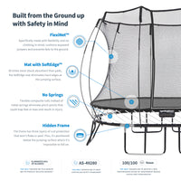 Springless trampoline