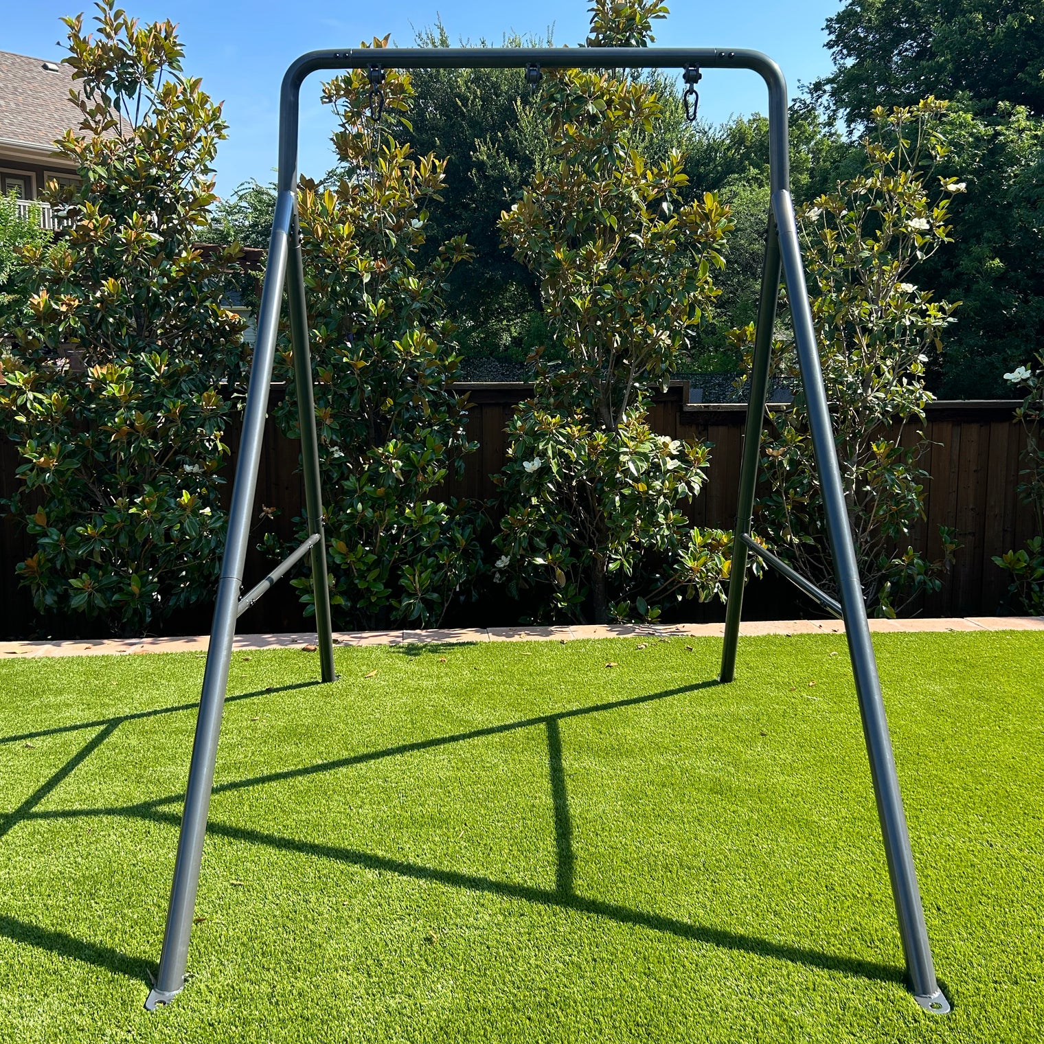 GobaPlay Single Swing Playset with Tent Swing