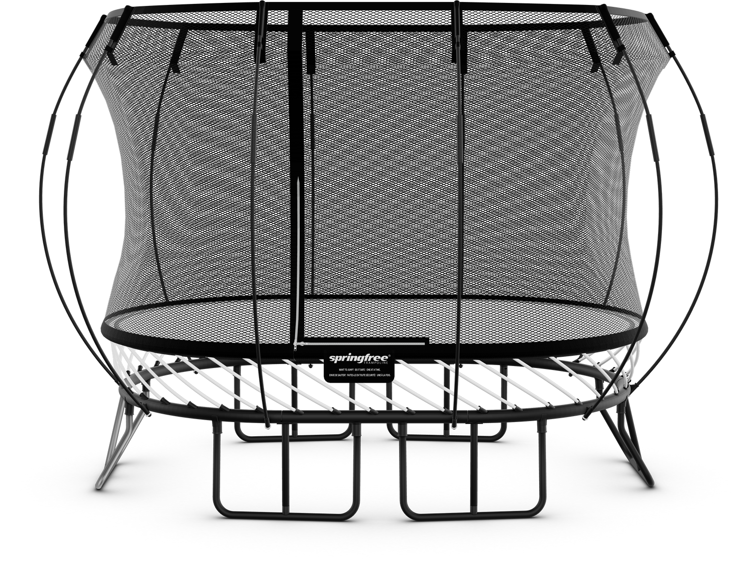Compact oval Trampoline