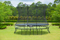 springless trampoline oval