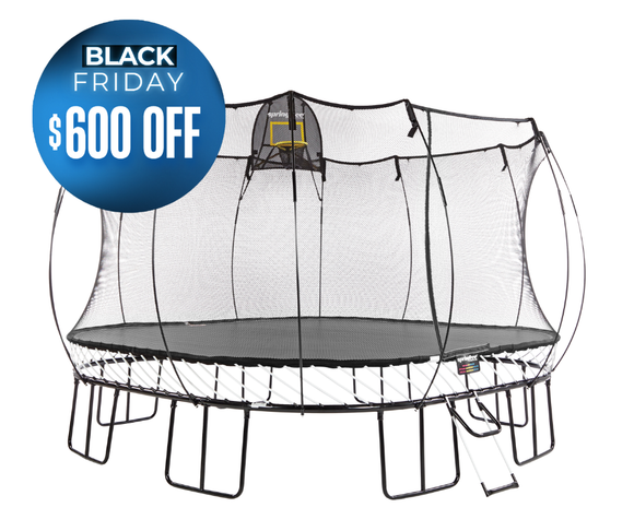 SPRINGFREE BLACK FRIDAY JUMBO SQUARE TRAMPOLINE BUNDLE DEAL