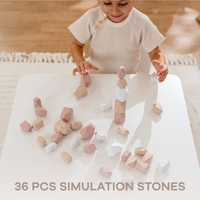 Stacking Blocks for Toddlers by Comfy Cubs: Girl Pack