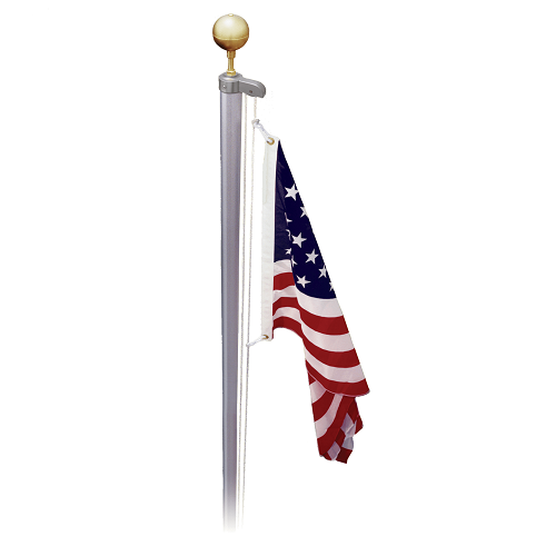 EZ Pole Sectional Flagpole - Made in USA - 5 Year Warranty
