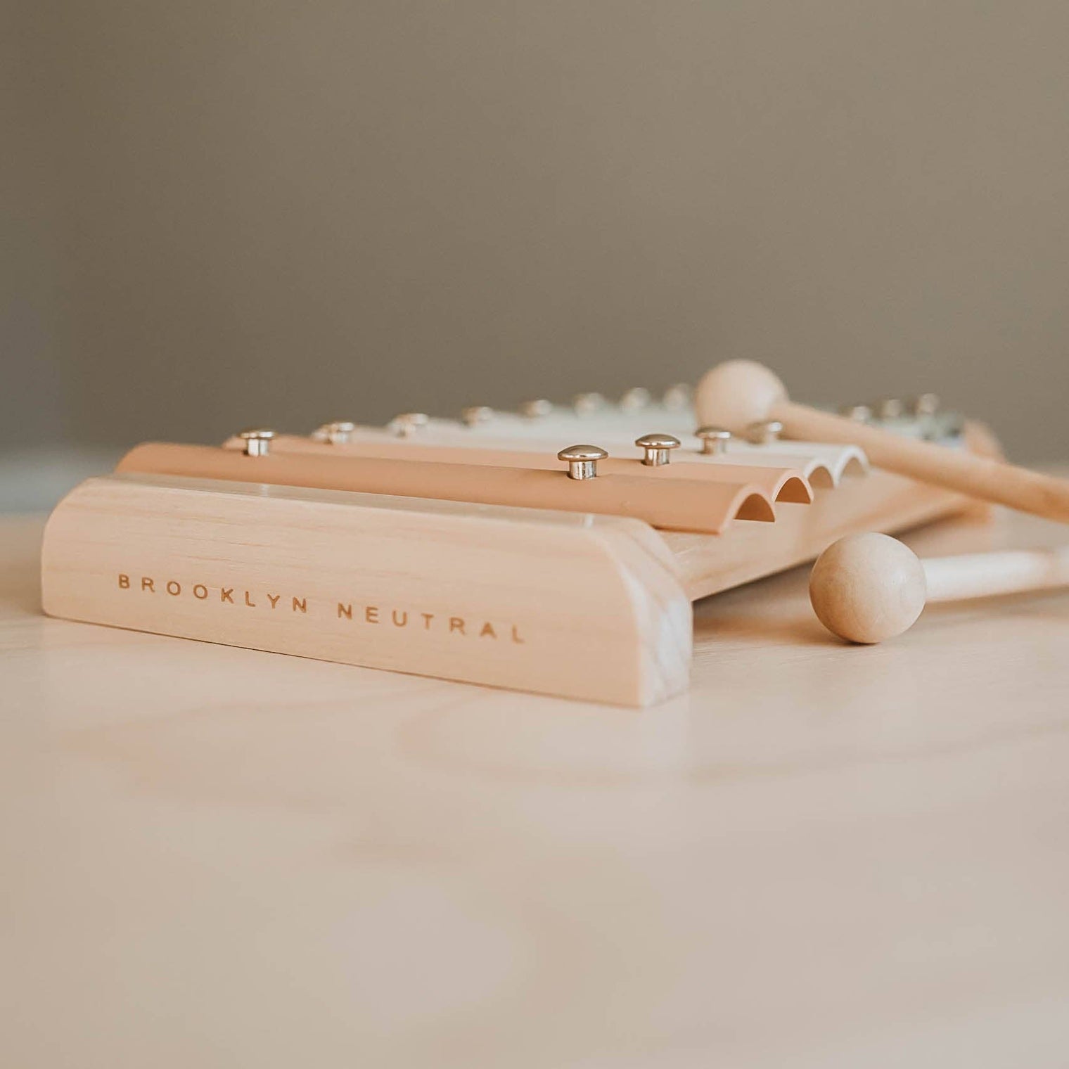 Neutral Colored Educational Xylophone Toy