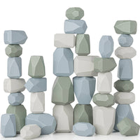 Stacking Blocks for Toddlers by Comfy Cubs: Boy Pack