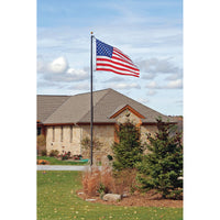 Aluminum Flagpole - External Rope - Heavy Duty, Lifetime Warranty | Made in USA